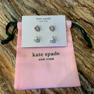 Brand New Kate Spade 2 Stud Earring set.
